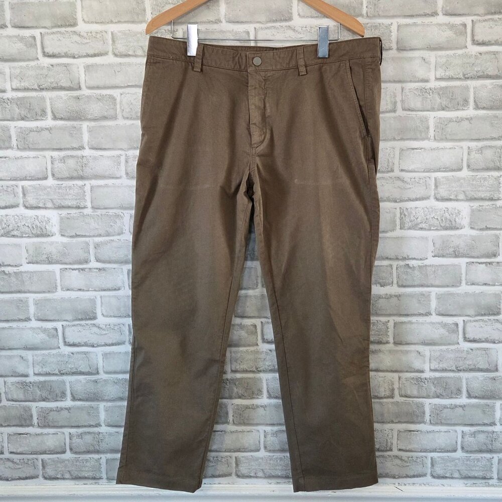 Spoke London Sharps Chino 36 Build A Sand Brown Slim Tapered Casual Luxury